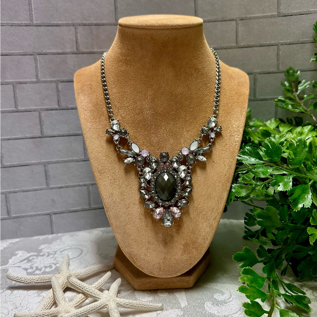 Multi Gem Statement Necklace